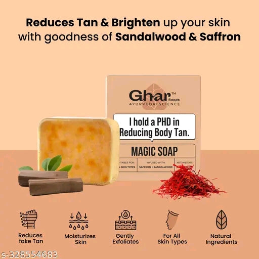 GHAR SOAPS MAGIC SOAP 100 GM Hover Image